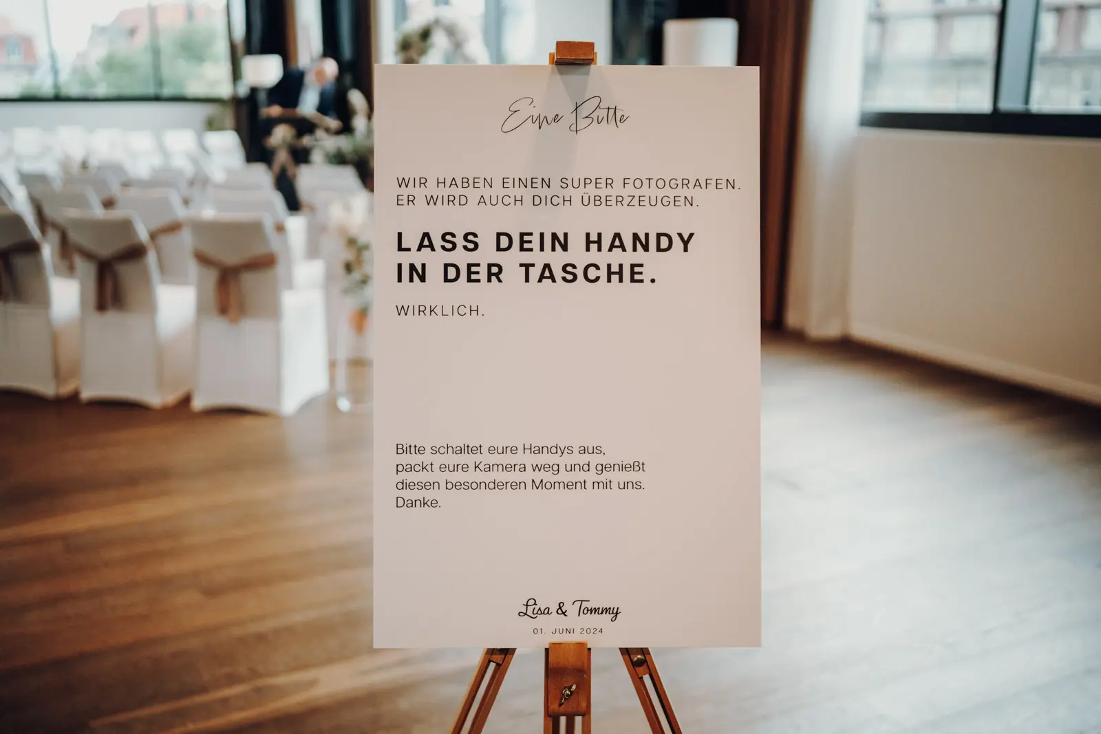 Handy bei der Trauung? Lieber nicht.